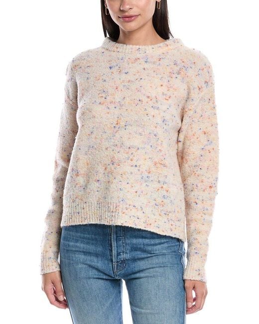 Marella Blue Zefir Wool-Blend Sweater