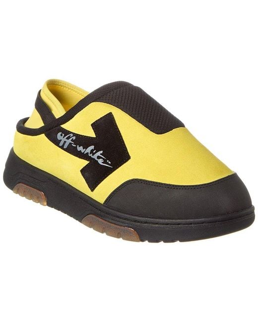Off-White c/o Virgil Abloh Yellow Off-whitetm Out Of Office Suede Mule Sneaker for men
