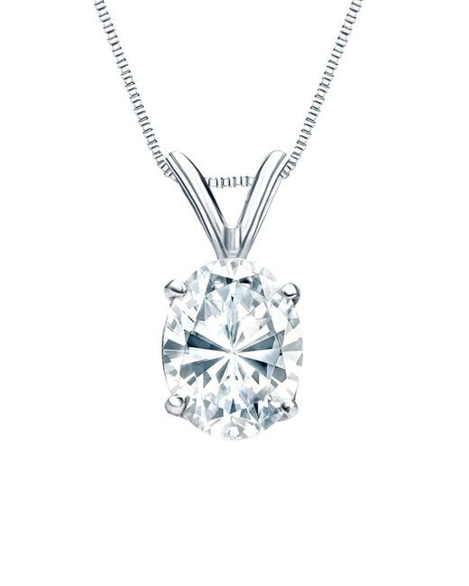 Sabrina Designs Lab Grown Diamonds White 14K 1.50 Ct. Tw. Lab-Grown Diamond Solitaire Pendant