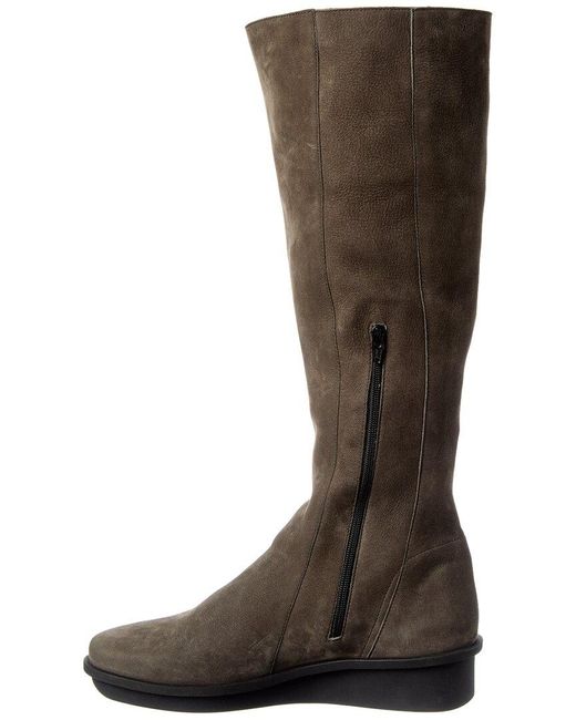 Arche Brown Skaola Leather Knee-High Boot