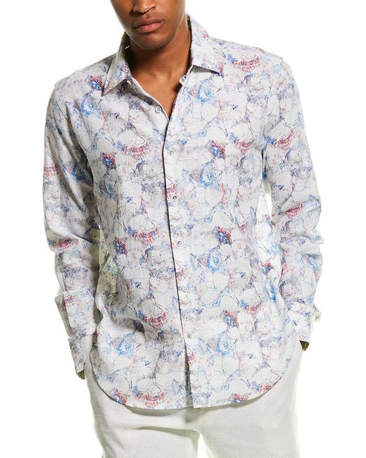 Robert Graham Pomeroy Classic Fit Linen 