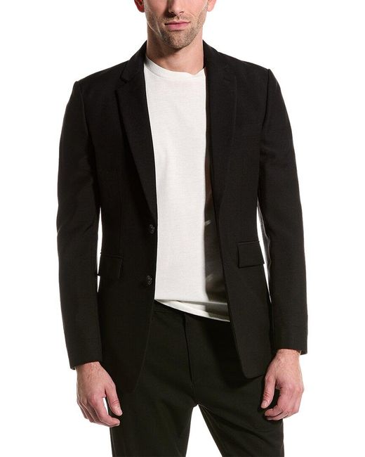 Burberry Black Tailored Wool & Mohair-blend Blazer for men