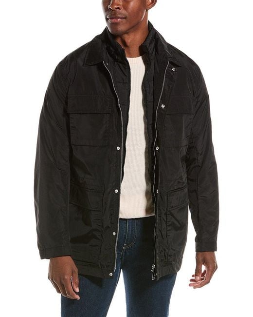 Armani Exchange Black Caban 2-in-1 Coat for men