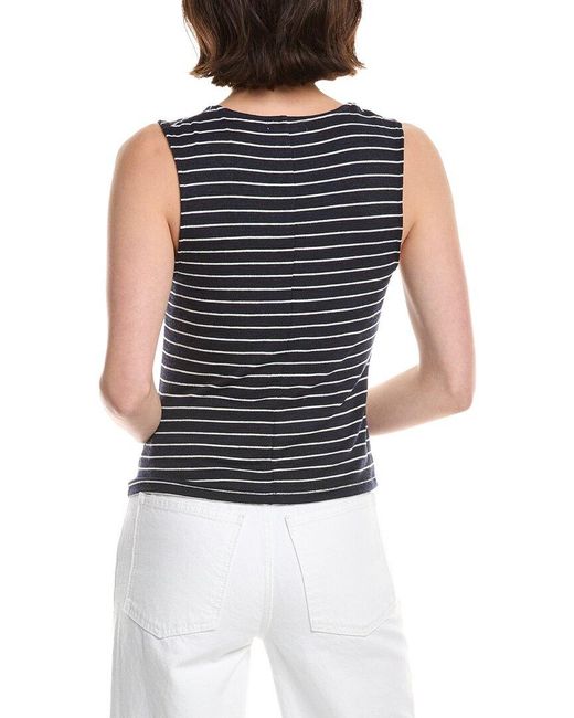 Rag & Bone Blue The Knit Button-Up Tank