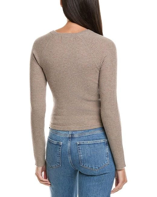 NAADAM Blue Wool & Cashmere-Blend Cardigan