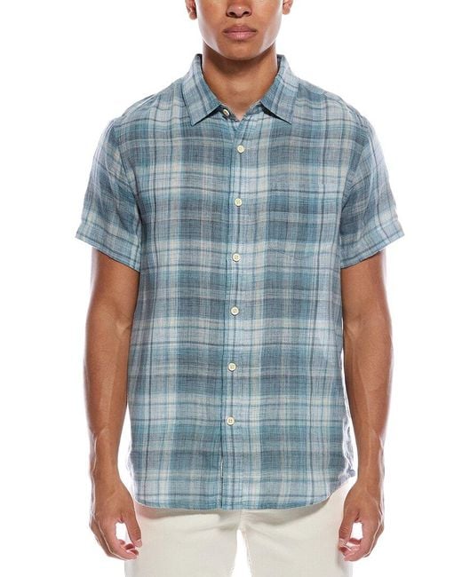 Grayers Blue Power Loom Twill Shirt for men