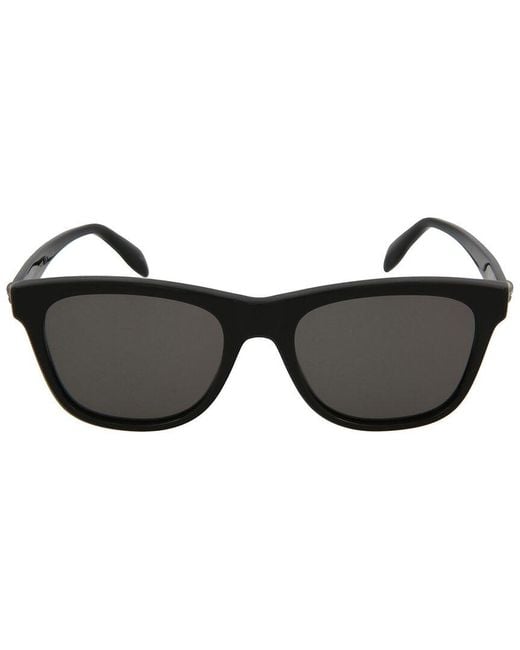 McQueen Black Am0158s 54mm Sunglasses