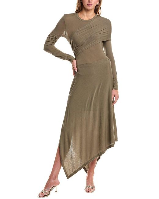 Helmut Lang Natural Protection Midi Dress