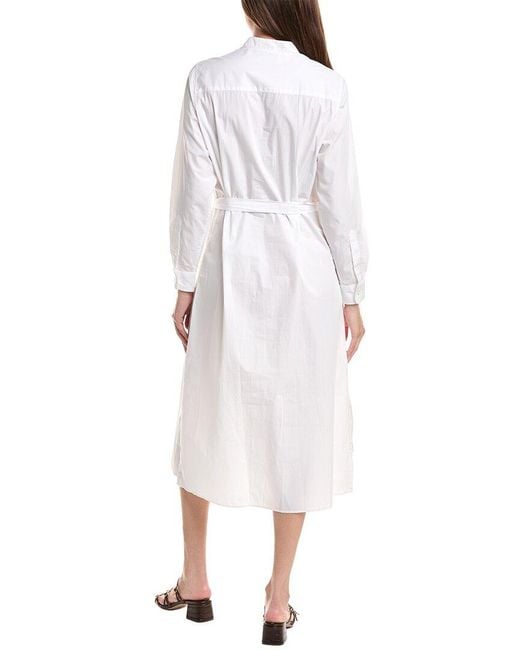 Officine Generale White Officine Generale Nelly Shirtdress