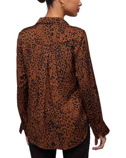 Bella Dahl Brown Button Down Shirt