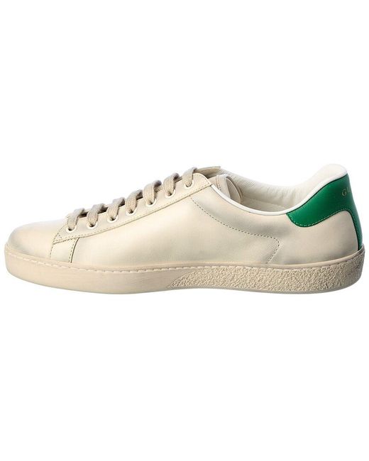 Gucci Pink New Ace Leather Sneaker