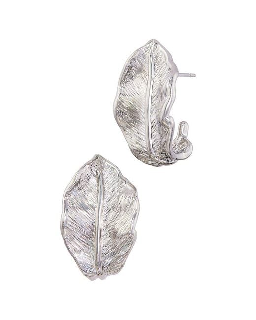 Savvy Cie White Stud Earrings