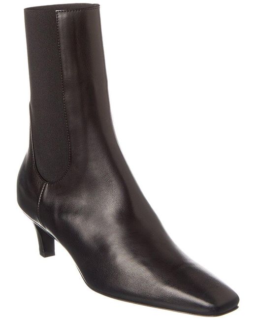 Totême Brown Leather Bootie