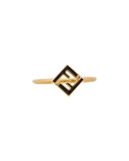 Fendi White Forever Ring