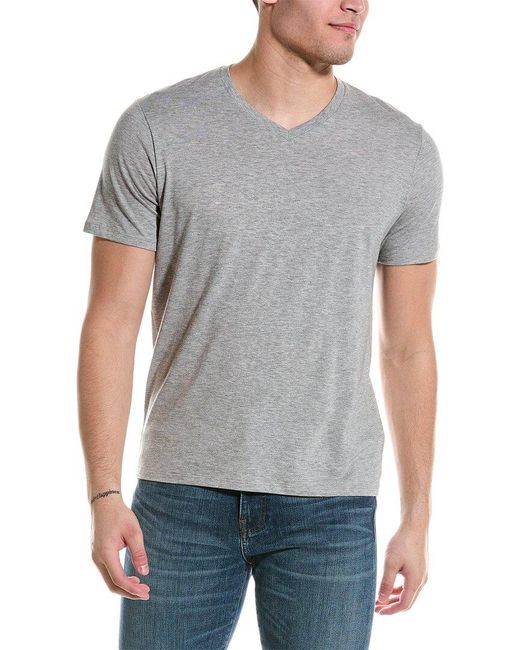Vince Gray V-neck T-shirt for men