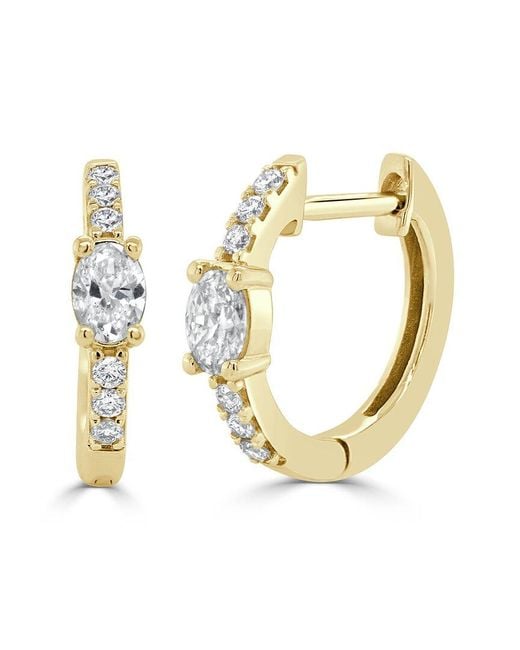 Sabrina Designs Metallic 14k 0.51 Ct. Tw. Diamond Earrings