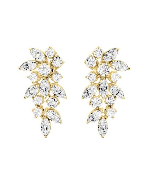 Sabrina Designs Lab Grown Diamonds Metallic 14K 3.08 Ct. Tw. Lab-Grown Diamond Chandelier Earring