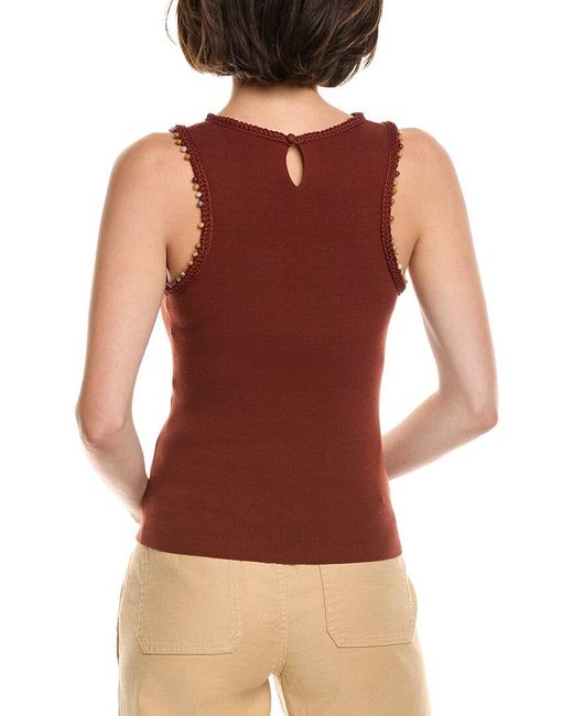 A.L.C. Red Nelly Tank