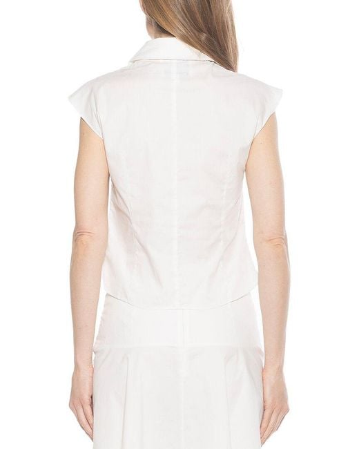 Alexia Admor White Juniper Shirt