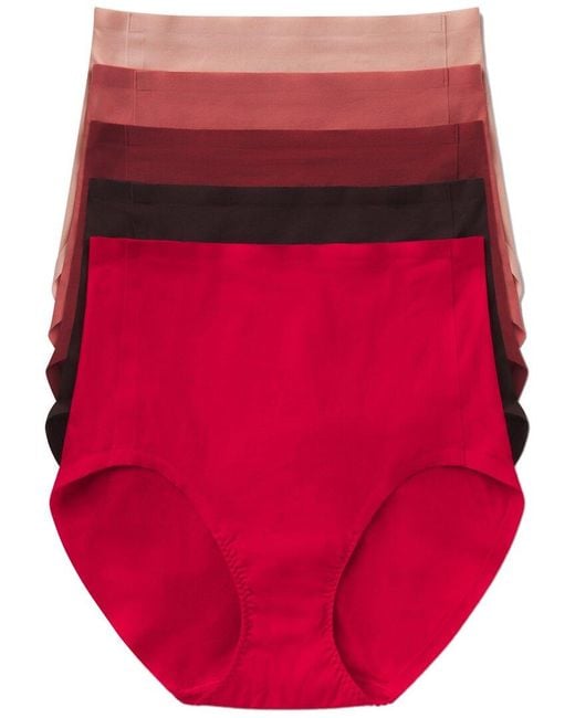 Spanx Red 5Pk Fit-To-You Brief Gift Box