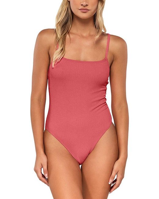 Sunsets Pink Ariel One-Piece