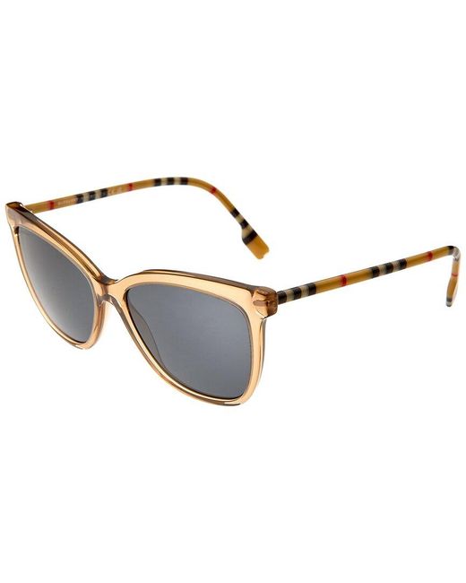 Burberry Be4308 56mm Sunglasses in Metallic | Lyst UK