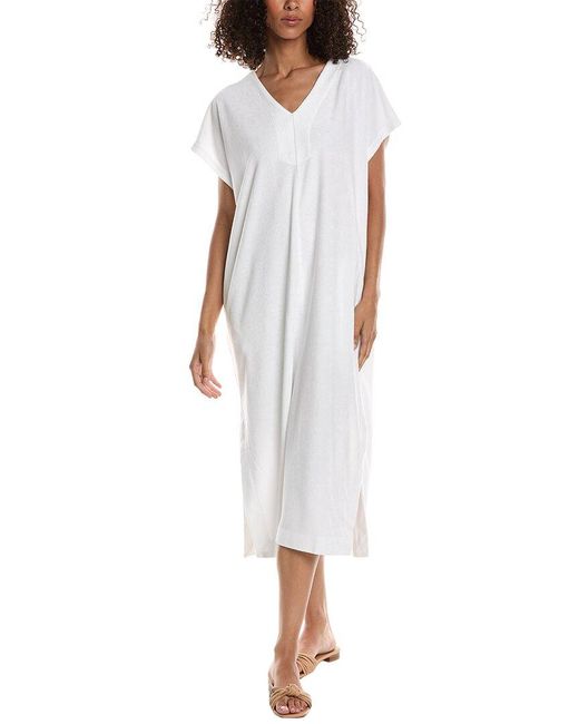 Barefoot Dreams White Cozyterry Caftan