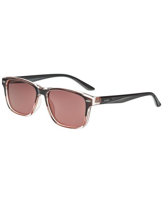 Simplify Brown Ssu130-c6 54mm Polarized Sunglasses