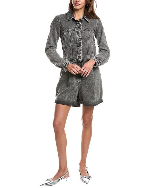 IRO Gray Tilli Playsuit