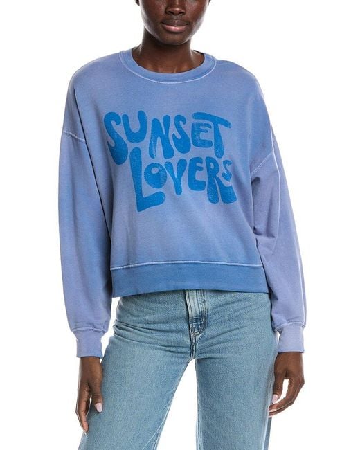 Electric and Rose Blue Classic Sweatshirt