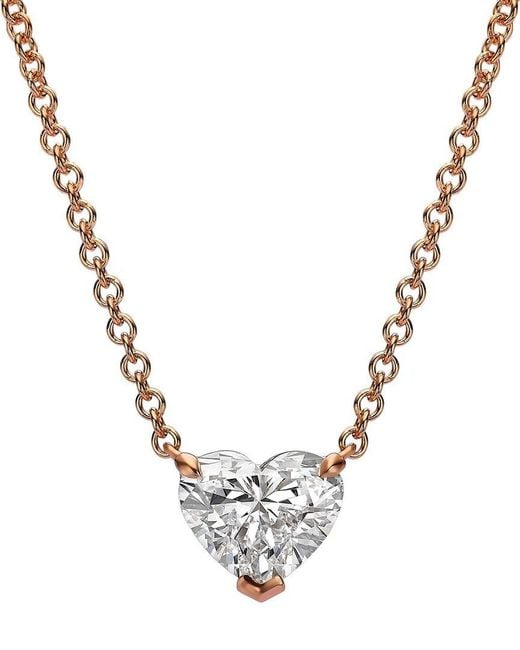 Lab Grown Diamonds Metallic 14K 5.50 Ct. Tw. Lab-Grown Diamond Necklace