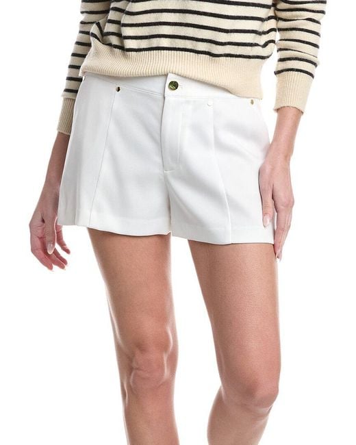 Alice + Olivia White Tommie Short