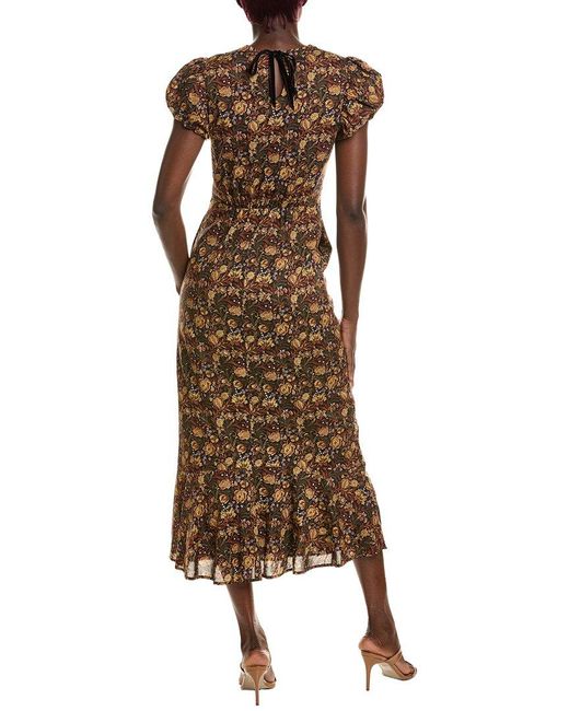 JLuxe Brown Midi Dress