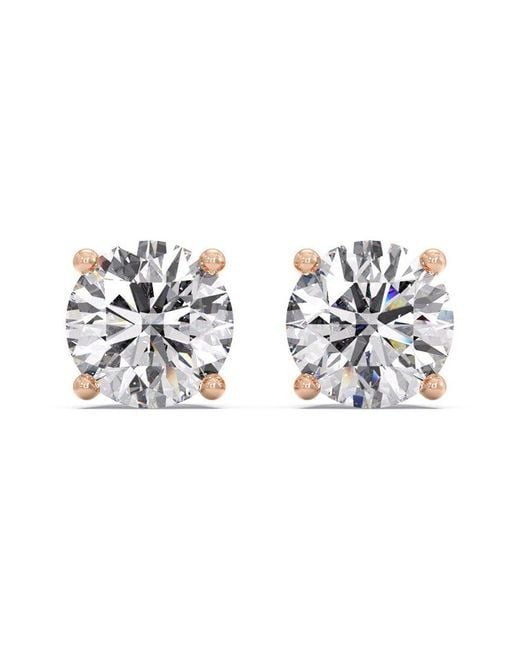 Lab Grown Diamonds White T'Illa 14K 1.00 Ct. Tw. Lab-Grown Diamond Earrings