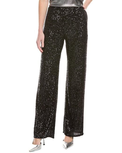 Enza Costa Black Sequin Pant