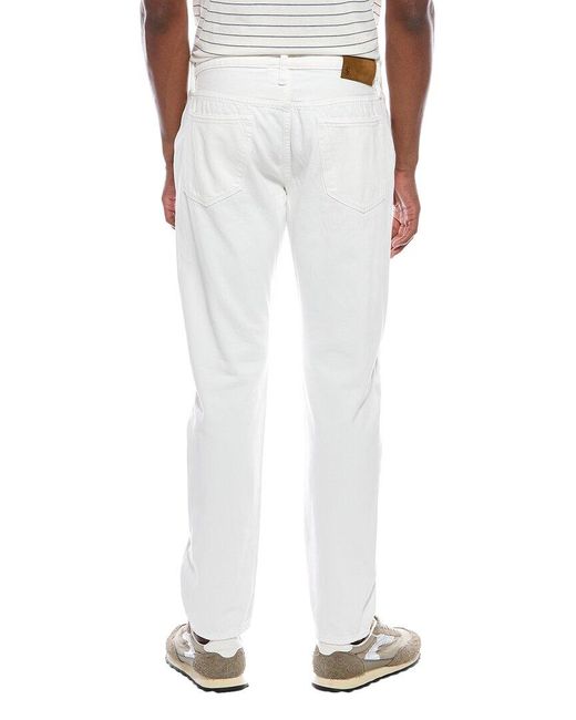 Todd Snyder White Wash Slim Fit Jean for men