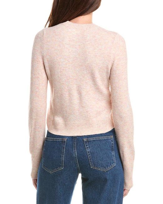 Cinq À Sept Blue Tracie Cropped Sweater