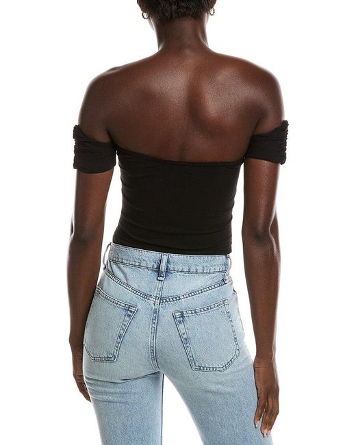 Sandro Black Sweater Bodysuit