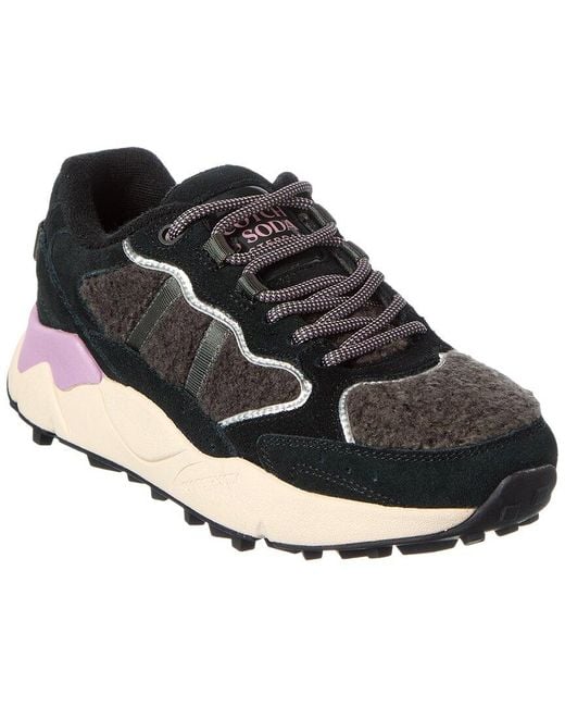 Scotch & Soda Black Mount Suede Sneaker