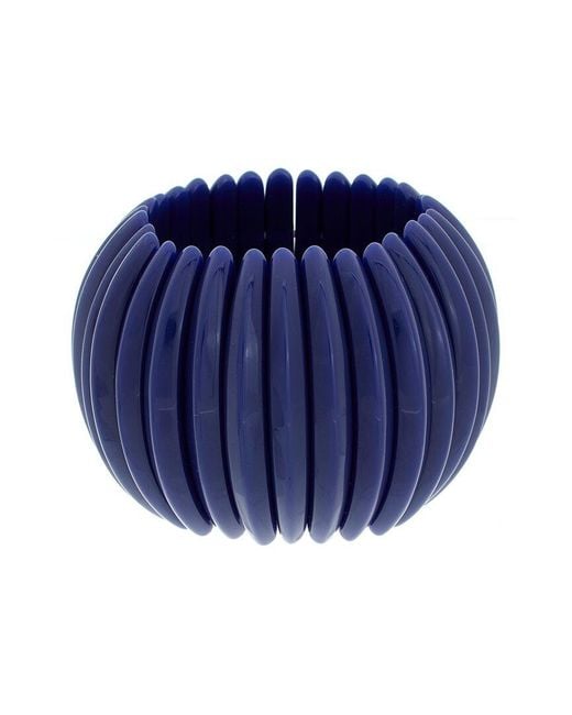 Kenneth Jay Lane Blue Stretch Bracelet