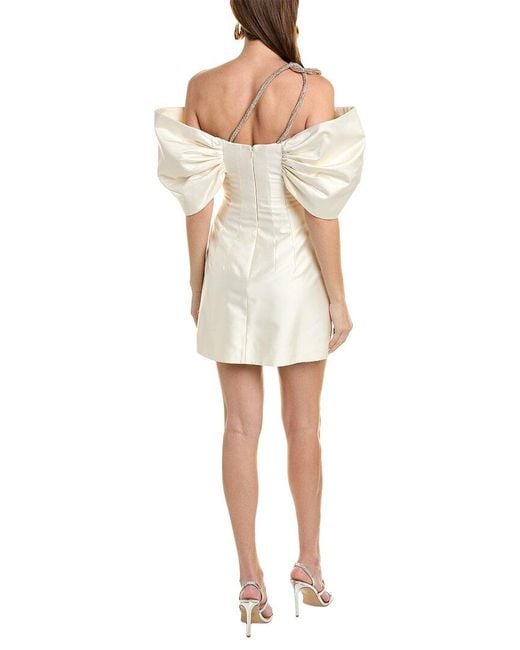 Rachel Gilbert White Lexie Mini Dress