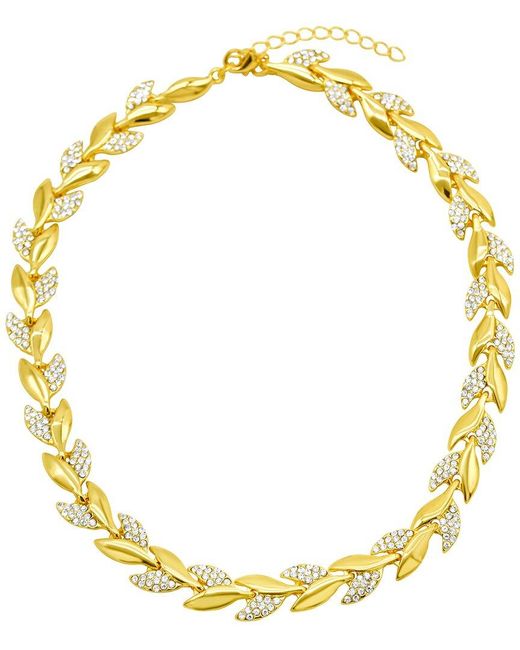 Adornia Metallic 14k Plated Statement Necklace