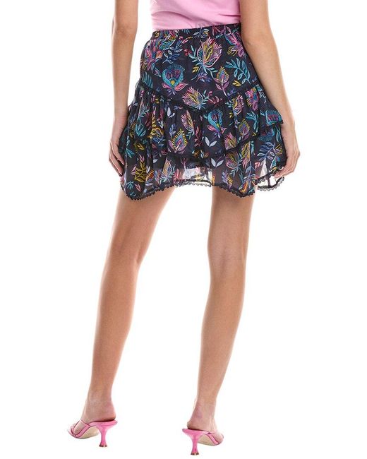 Allison Blue Gracie Mini Skirt