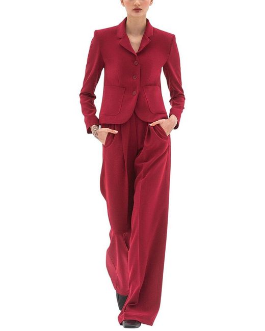 BGL Red 2pc Blazer & Pant Set