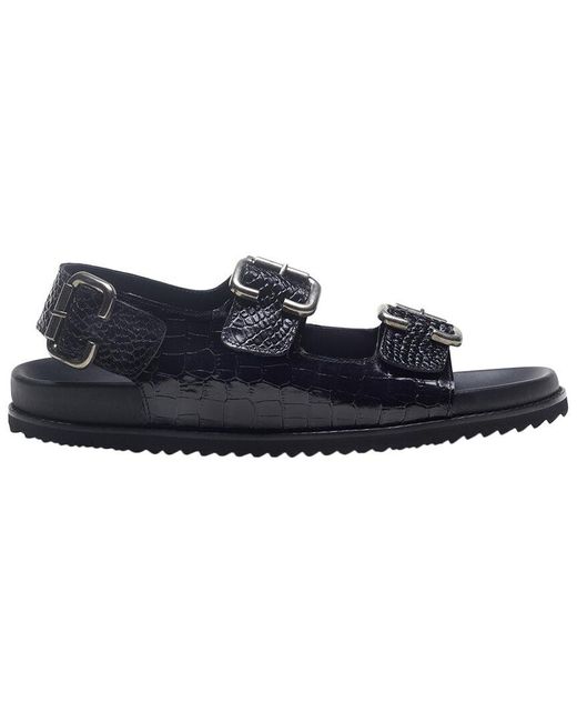 Frēda Salvador Blue Freda Salvador Piper Leather Sandal