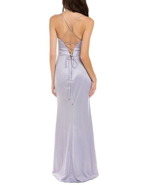 Black by Bariano Purple Stephanie Gown