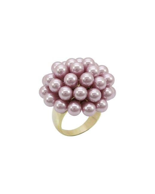 Alamode Jewelry Pink Ring