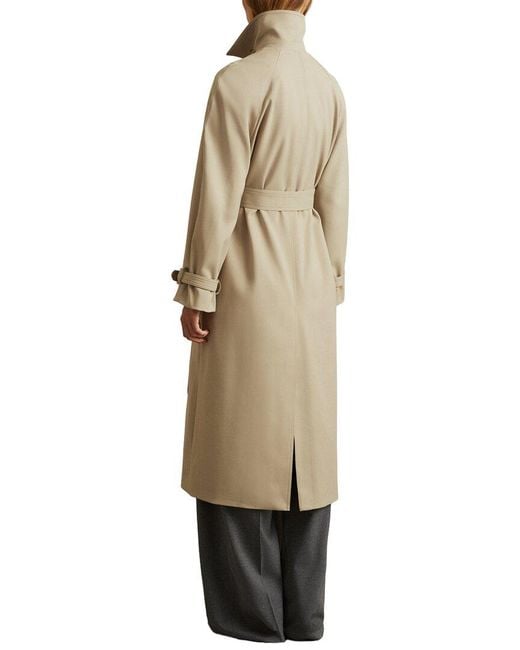 Reiss Natural Darcie Wool-Blend Coat