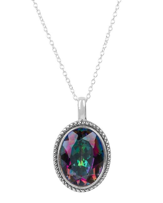 TIRAMISU Silver 8.65 Ct. Tw. Mystic Quartz Pendant in Blue Lyst UK