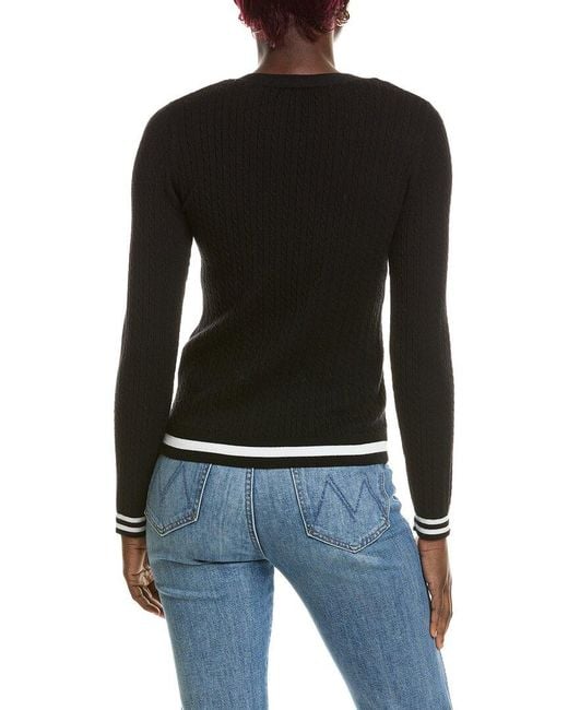 Tahari Black The Jade Cardigan